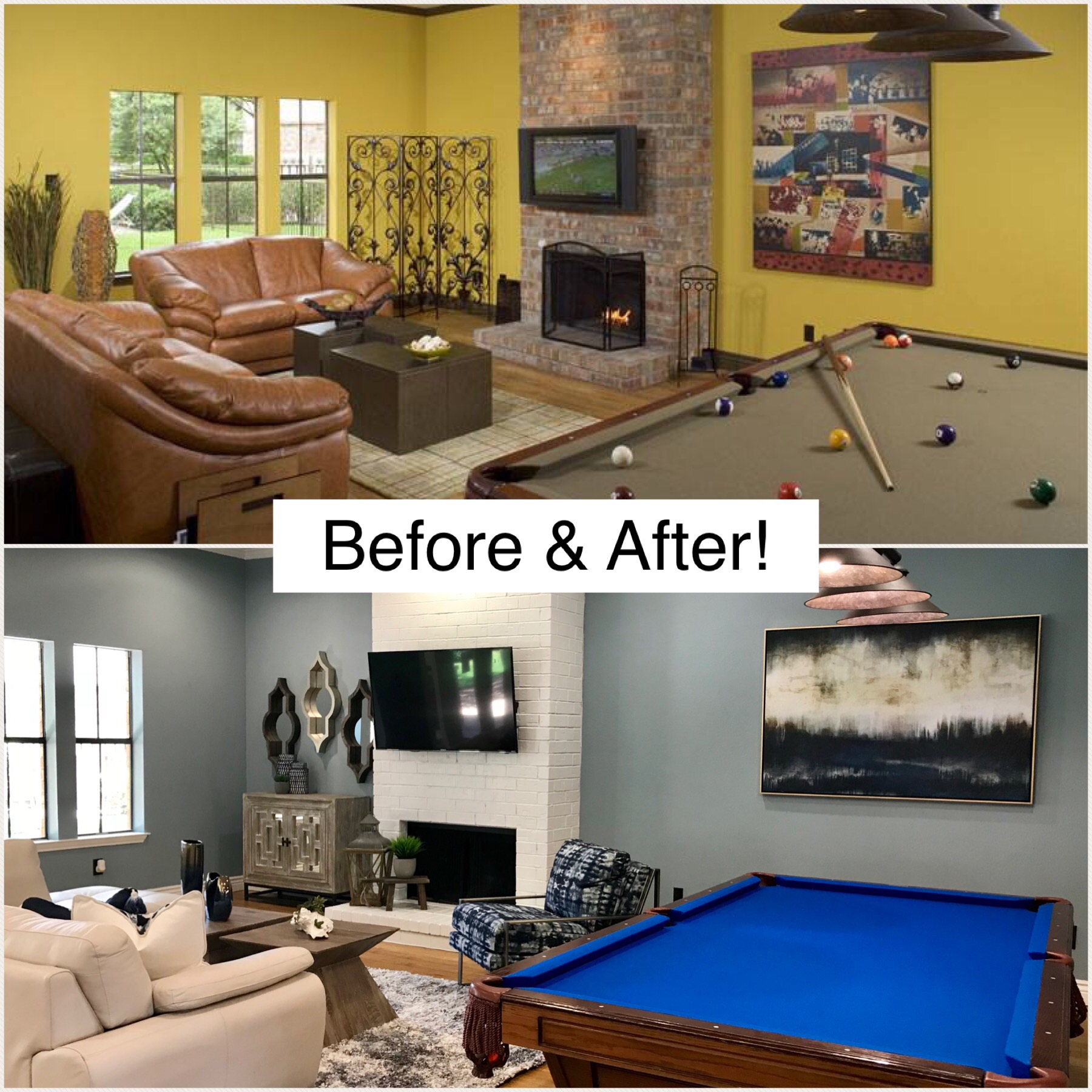 Charter Staging before & after