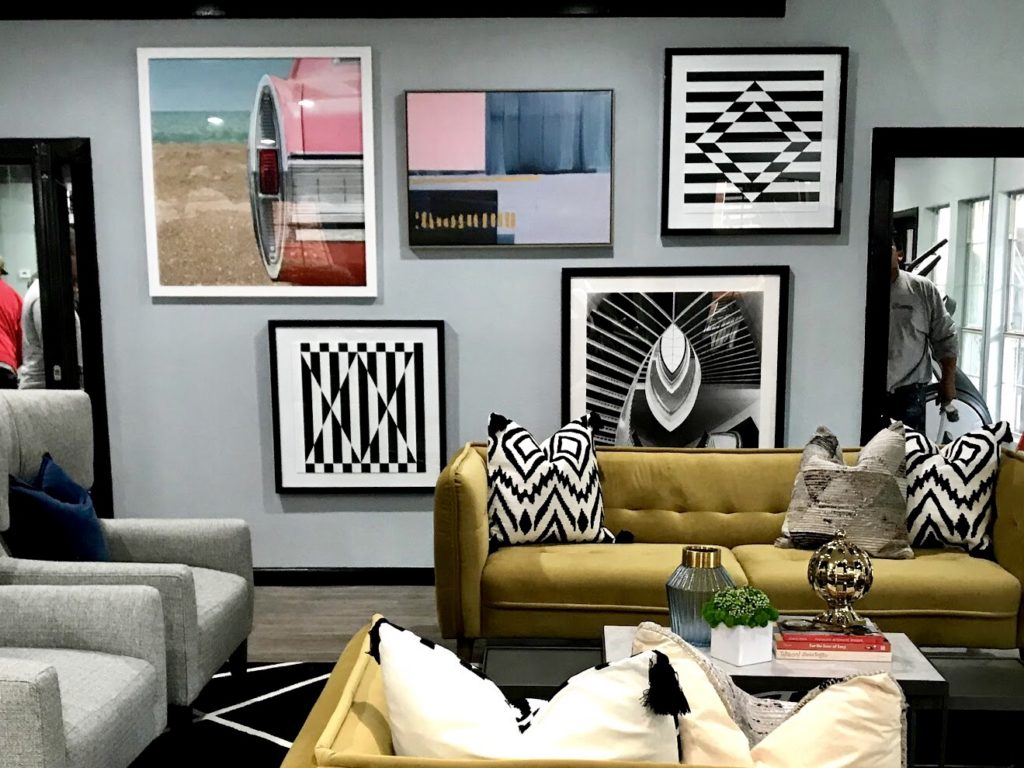 multifamily design renovations included cool wall art
