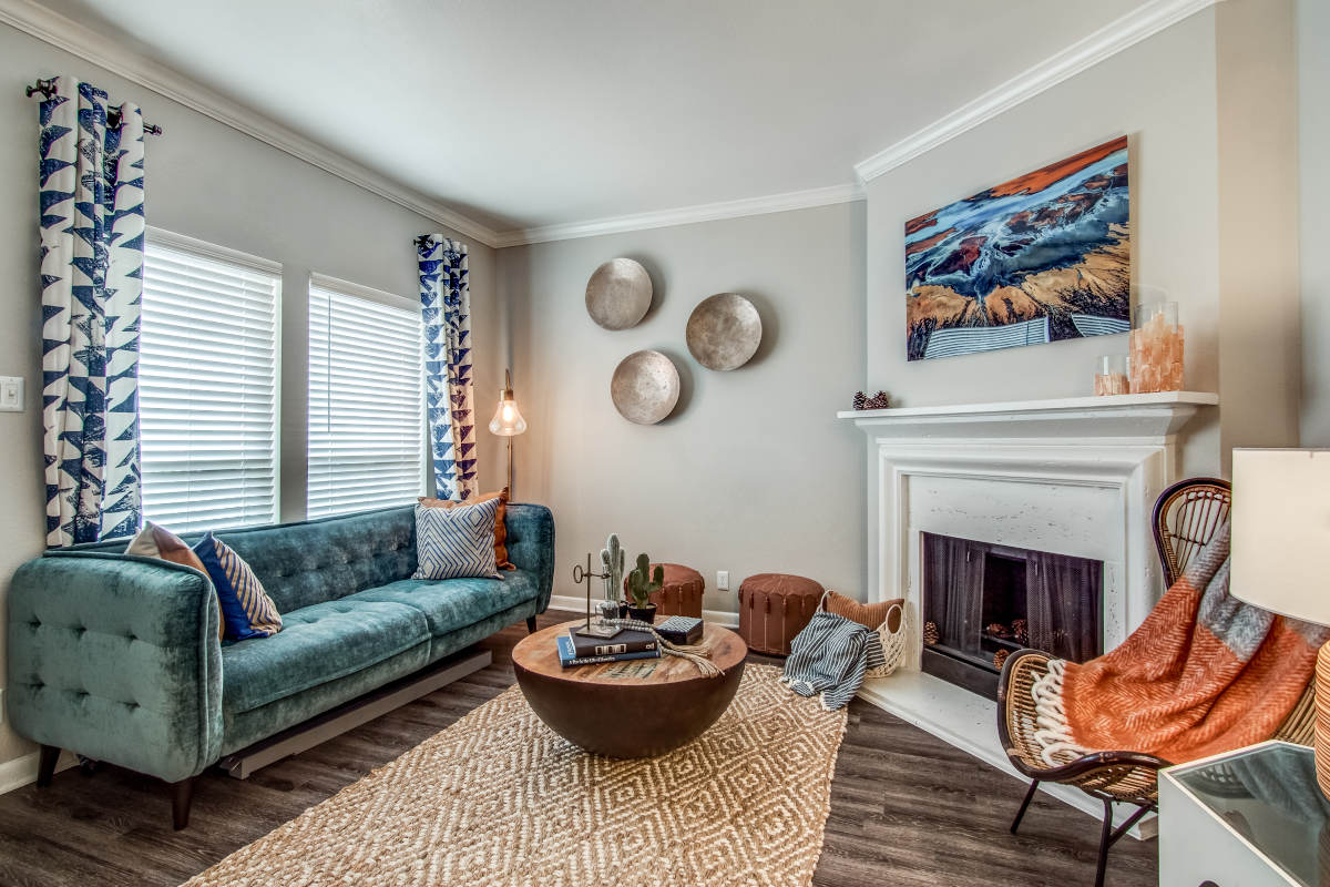 Curated visual reference: Southwestern Style Custom Apartment Model Photo Inspiration