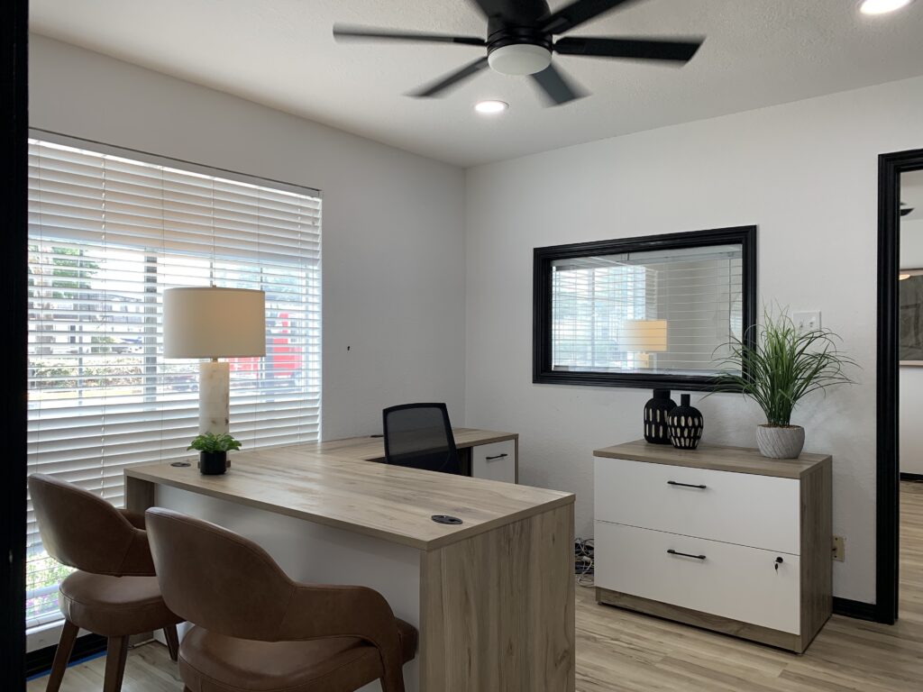 Multifamily transformation is complete for the manager's office