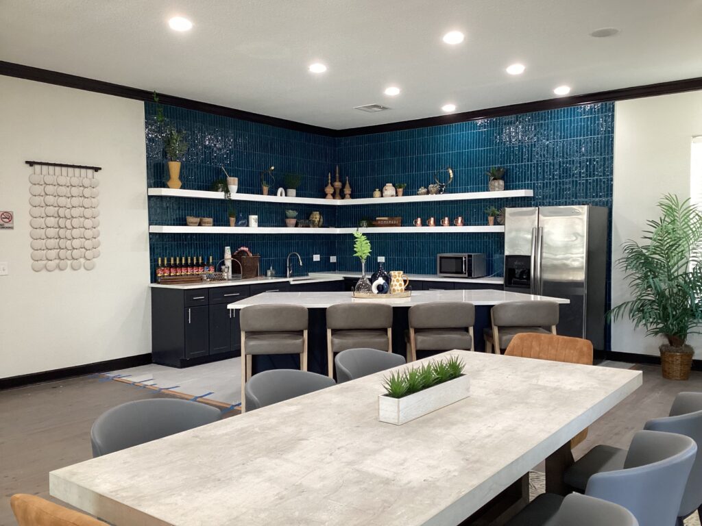 Encore Crossings Multifamily Living updates to the Kitchen & Dining areas
