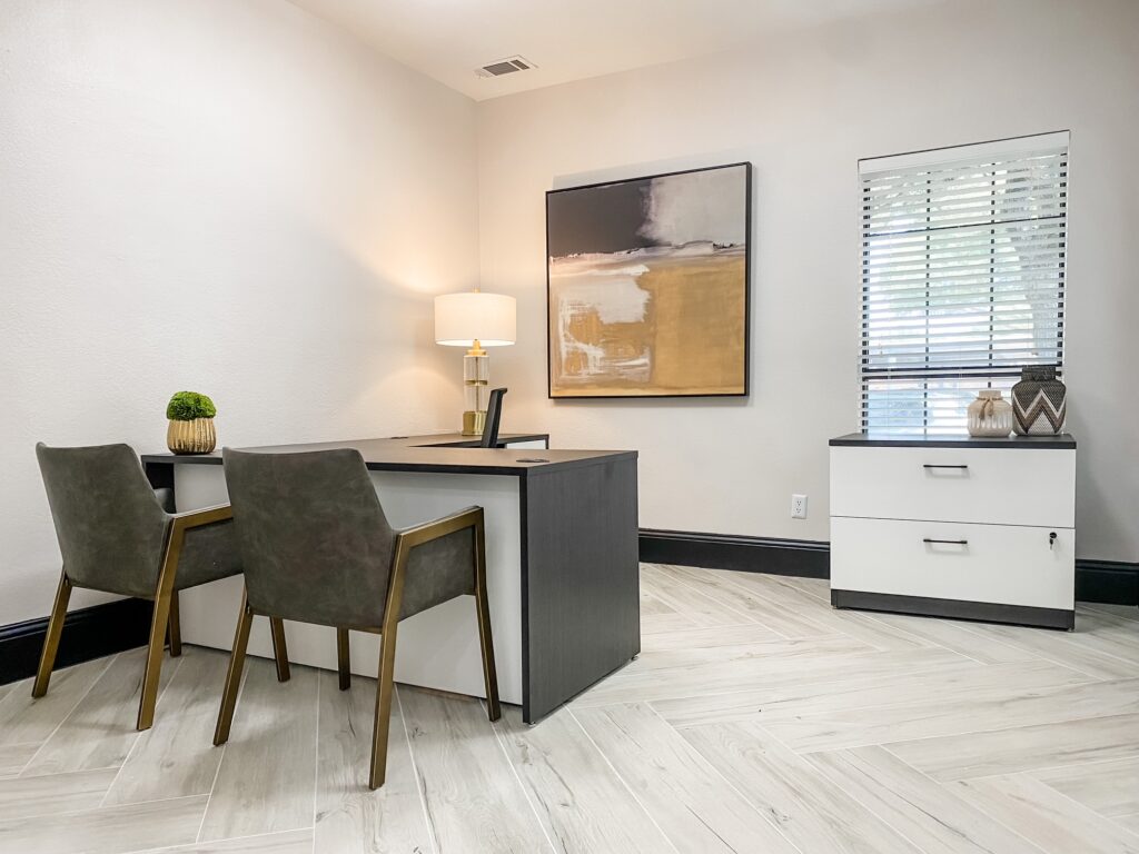 Chic and Contemporary Multifamily Makeover - Manager's Office