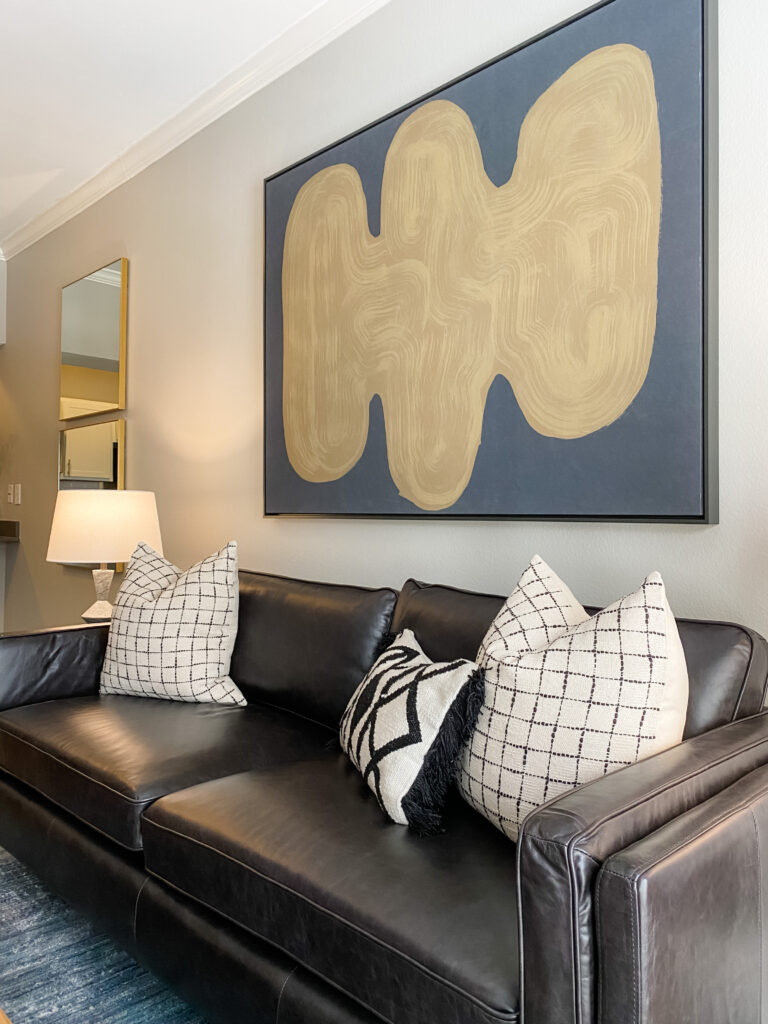 Tides at Midtown apartment model staging